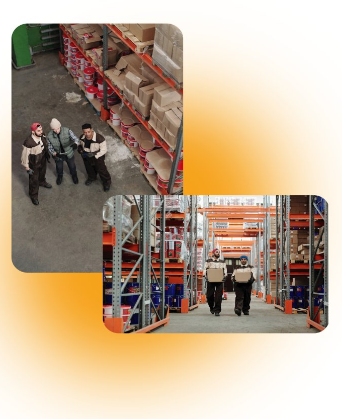 Equipo de Importa Logistics trabajando en almacén